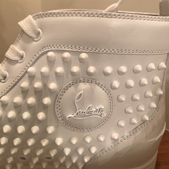 Christian Louboutin Louis Flat Calf Spikes EU 45.5 - Picture 8 of 12